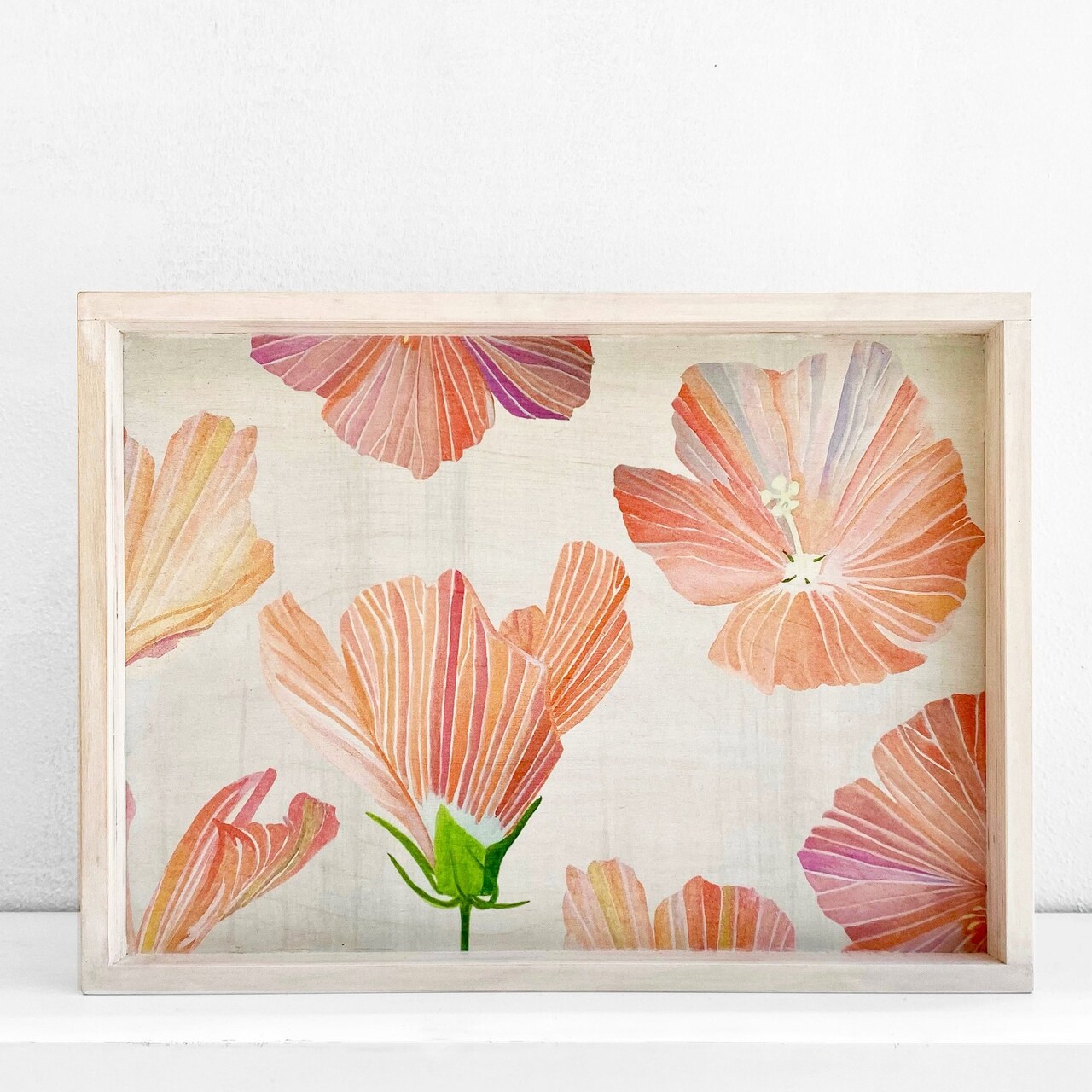 Edge Collections - 17" x 12.5" - Multi - Unique Handmade Serving Tray - 1 Piece